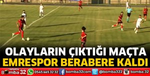 Emrespor berabere kaldı