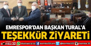 Emrespor'dan Başkan Tural'a teşekkür ziyareti