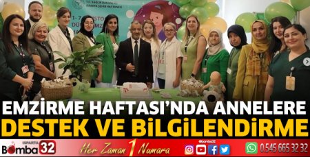 Emzirme Haftası’nda Annelere Destek ve Bilgilendirme
