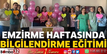 Emzirme Haftasında bilgilendirme eğitimi