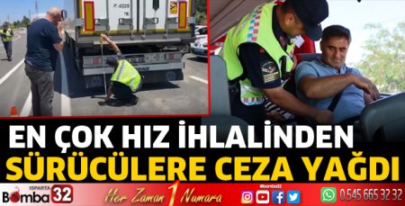En çok hız ihlalinden ceza yağdı
