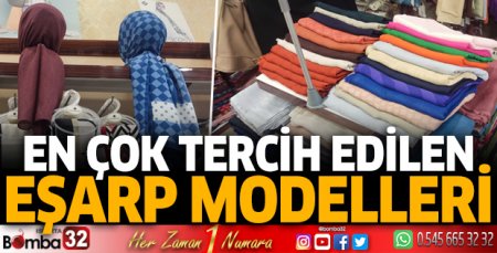 En çok tercih edilen eşarp modelleri