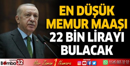 En düşük memur maaşı 22 bin lirayı bulacak