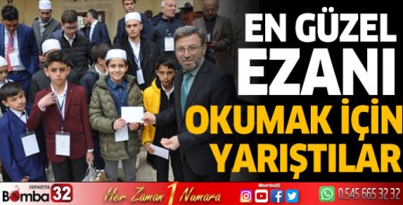 En güzel ezanı okumak için yarıştılar
