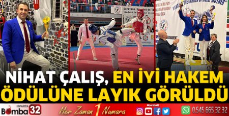 En iyi hakem ödülüne layık görüldü 