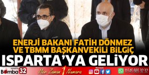 Enerji Bakanı Fatih Dönmez geliyor