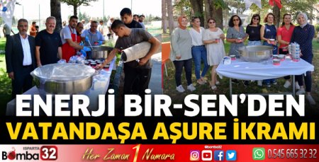 Enerji Bir-Sen’den aşure ikramı