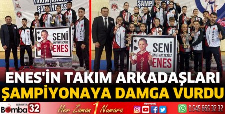 Enes'in takım arkadaşları şampiyonaya damga vurdu
