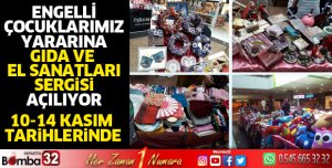 Engelli çocuklarımız yararına sergi