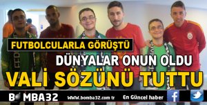 ENGELLİ GENCİN İSTEĞİ YERİNE GELDİ