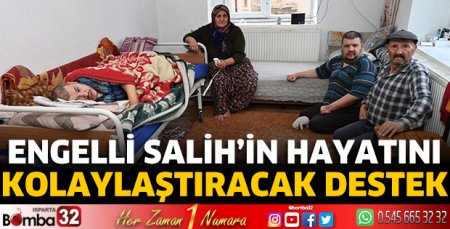 Engelli Salih’in hayatını kolaylaştıracak destek