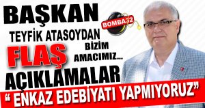 Enkaz edebiyatı yapmıyoruz