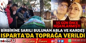 Enkazda birbirine sarılı bulunan Hilal hemşire ve kardeşi toprağa verildi