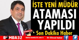 ENVER MURAT DOLUNAY YENİ MÜDÜR OLARAK ATANDI