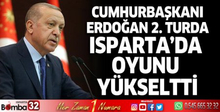 Erdoğan 2. Turda oyunu artırdı