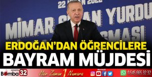 Erdoğan'dan öğrencilere bayram müjdesi