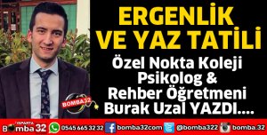 ERGENLİK VE YAZ TATİLİ