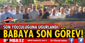 EROL BERBER'İN BABASI SON YOLCULUĞUNA UĞURLANDI