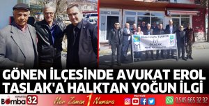 Erol Taslak'a halktan yoğun ilgi
