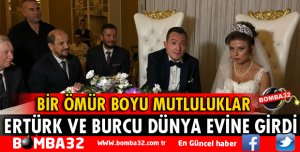 ERTÜRK VE BURCU DÜNYA EVİNE GİRDİ