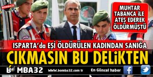 EŞİ ÖLDÜRÜLEN KADINDAN SANIĞA TEPKİ