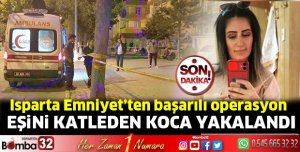 Eşini öldüren koca yakalandı 