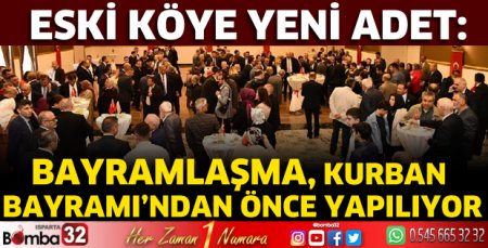Eski köye yeni adet