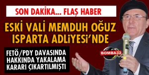ESKİ VALİ MEMDUH OĞUZ ADLİYEDE