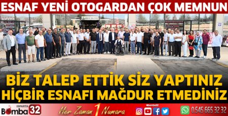Esnaf yeni otogardan çok memnun