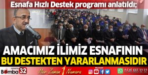 Esnafa Hızlı Destek programı anlatıldı