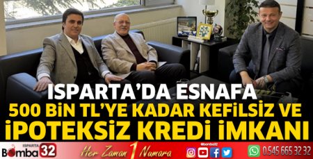 Esnafa kredi imkanı