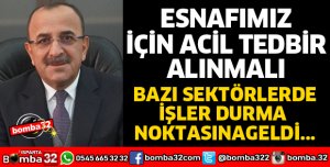 ESNAFIMIZ İÇİN ACİL TEDBİR ALINMALI