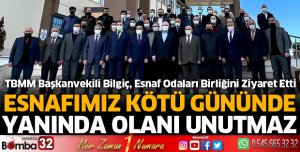 Esnafımız kötü gününde yanında olanı unutmaz