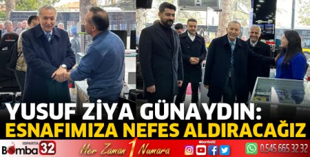 Esnafımıza nefes aldıracağız