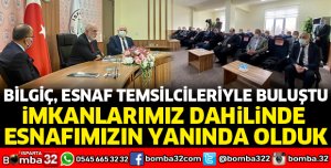 ESNAFIMIZIN YANINDA OLDUK