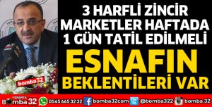ESNAFIN BEKLENTİLERİ VAR