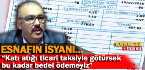 ESNAFIN İSYANI…