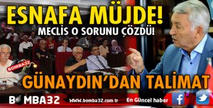 ESNAFIN KATI ATIK VERGİSİ SORUNU ÇÖZÜLDÜ