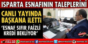 ESNAFIN TALEPLERİNİ GENEL BAŞKAN PALANDÖKEN’E İLETTİ