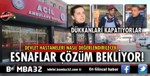 ESNAFLAR DÜKKANLARI KAPATIYOR
