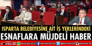 ESNAFLARA MÜJDELİ HABER