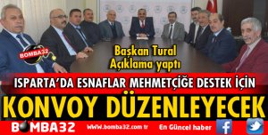 ESNAFLARDAN MEHMETÇİĞE DESTEK KONVOYU