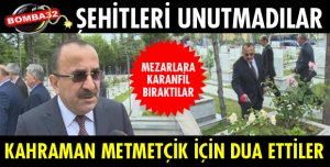 ESNAFLARDAN ŞEHİTLİĞE ZİYARET