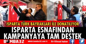 ESNAFTAN TÜRK BAYRAĞI KAMPANYASINA BÜYÜK DESTEK