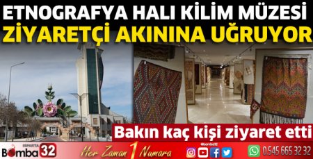 Etnografya Halı kilim Müzesi ziyaretçi akınına uğruyor