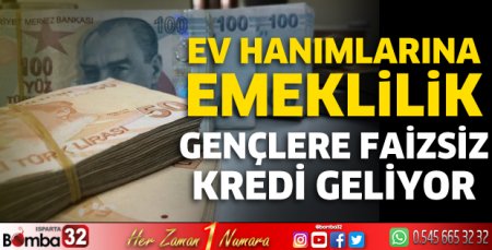 Ev kadınlarına emeklilik, taşerona kadro, evlenenlere faizsiz kredi