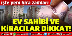 EV SAHİBİ VE KİRACILAR DİKKAT! İŞTE YENİ KİRA ZAM ORANI