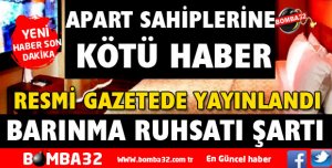 EV SAHİPLERİ,APART SAHİPLERİ,YURT SAHİPLERİ DİKKAT