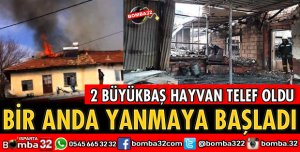 EVDE YANGIN ÇIKTI