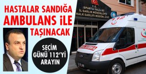 EVDE YATAN HASTALAR SANDIĞA GİDEBİLECEK